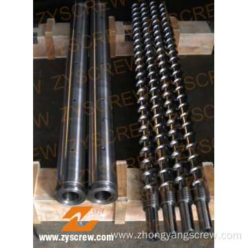 Single Screw and Barrel for PVC Granulation